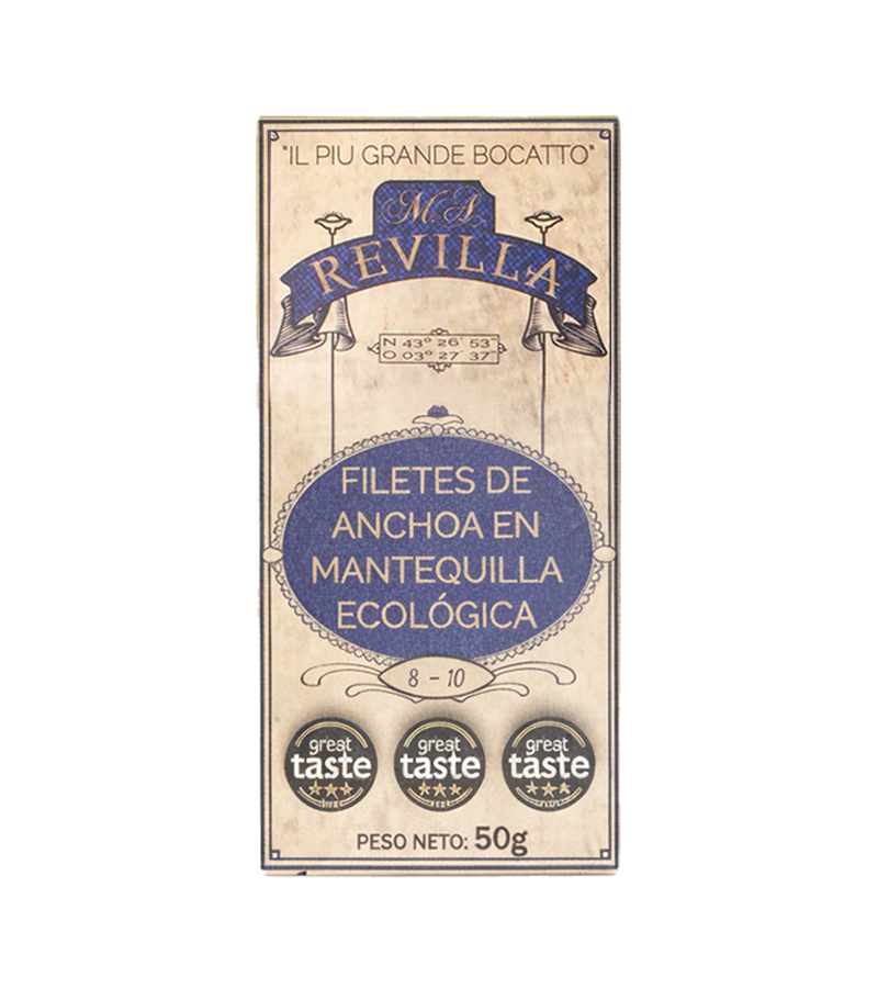 Anchoas M.A. Revilla - Octavillo de mantequilla: imagen 1