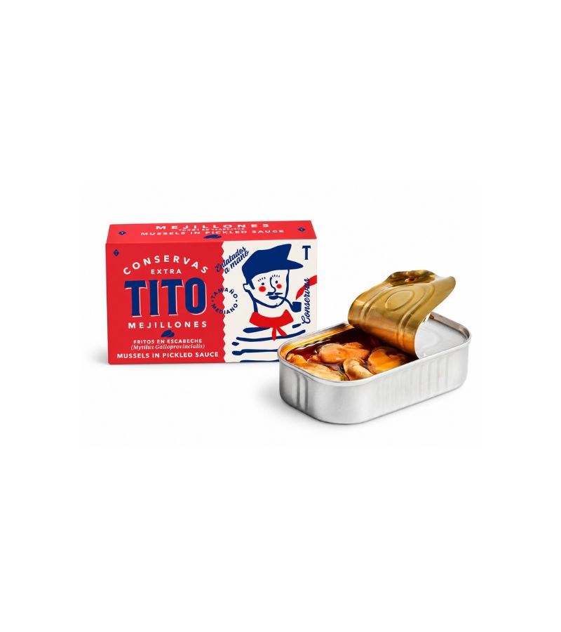 Mejillones fritos en escabeche MEDIANO