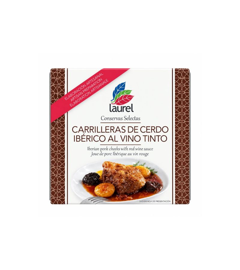 Carrilleras de cerdo ibérico al vino tinto