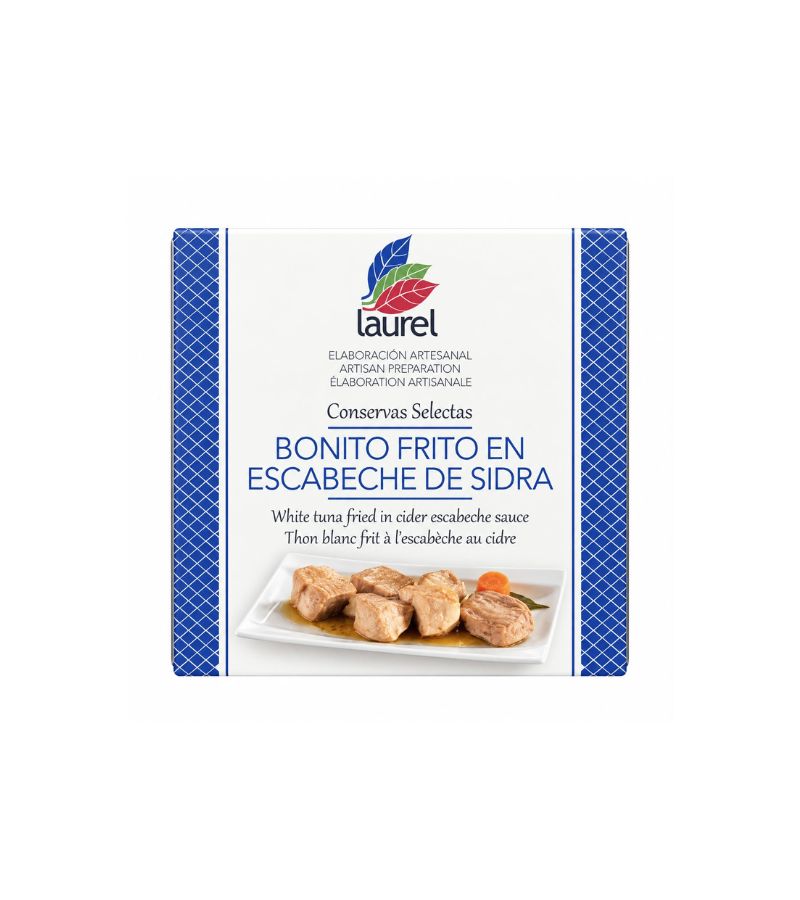 Bonito frito en escabeche de sidra